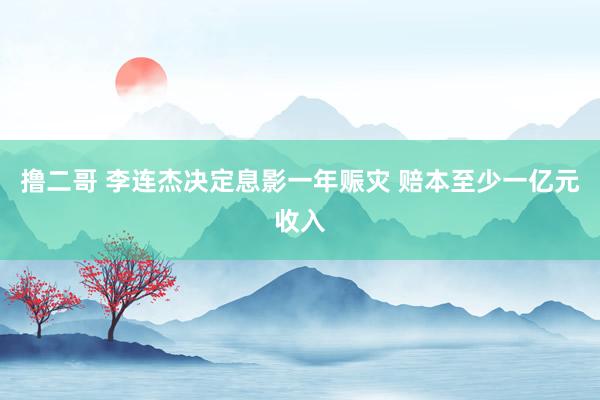 撸二哥 李连杰决定息影一年赈灾 赔本至少一亿元收入