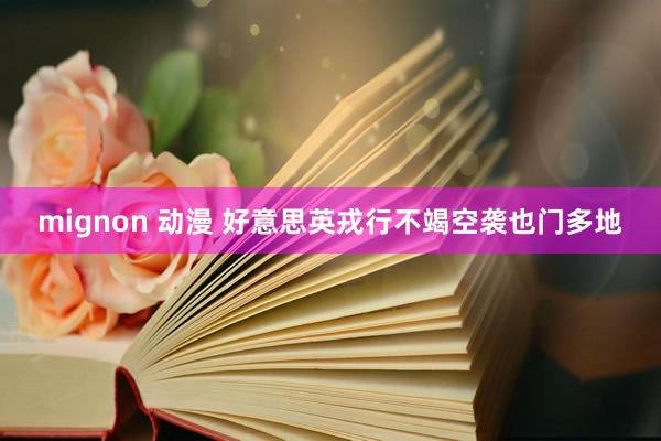 mignon 动漫 好意思英戎行不竭空袭也门多地